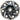 Diamantkop 150mm/19mm Sort